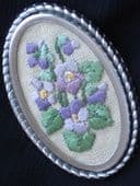 Violets Brooch (sold)