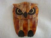 Wise Owl Buba The Owl - Brooch by Lea Stein of Paris (SOLD)