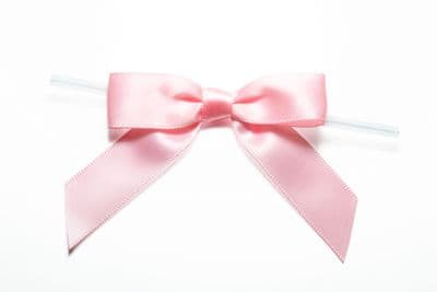 Bows Satin Ribbon with Built In Twist Ties