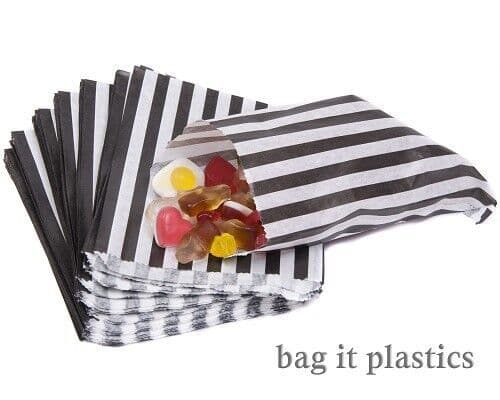 ☆RAIVE☆SWEETS BAG CANDY STRIPE PAPER SWEET BAGS - 10