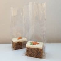 CELLOPHANE BLOCK BOTTOM 'BROWNIE' SWEET BAGS