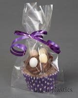 CELLOPHANE BLOCK BOTTOM 'BROWNIE' SWEET BAGS