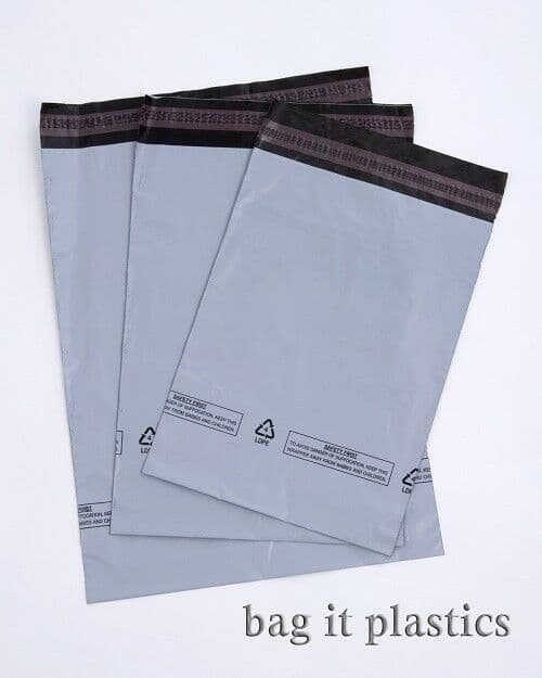 MAILING BAGS GREY RECYCLED POSTAL SACKS PLASTIC ENVELOPES POST DISPATCH BAG