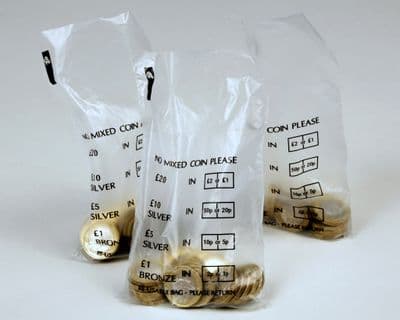 PLASTIC COIN BAGS