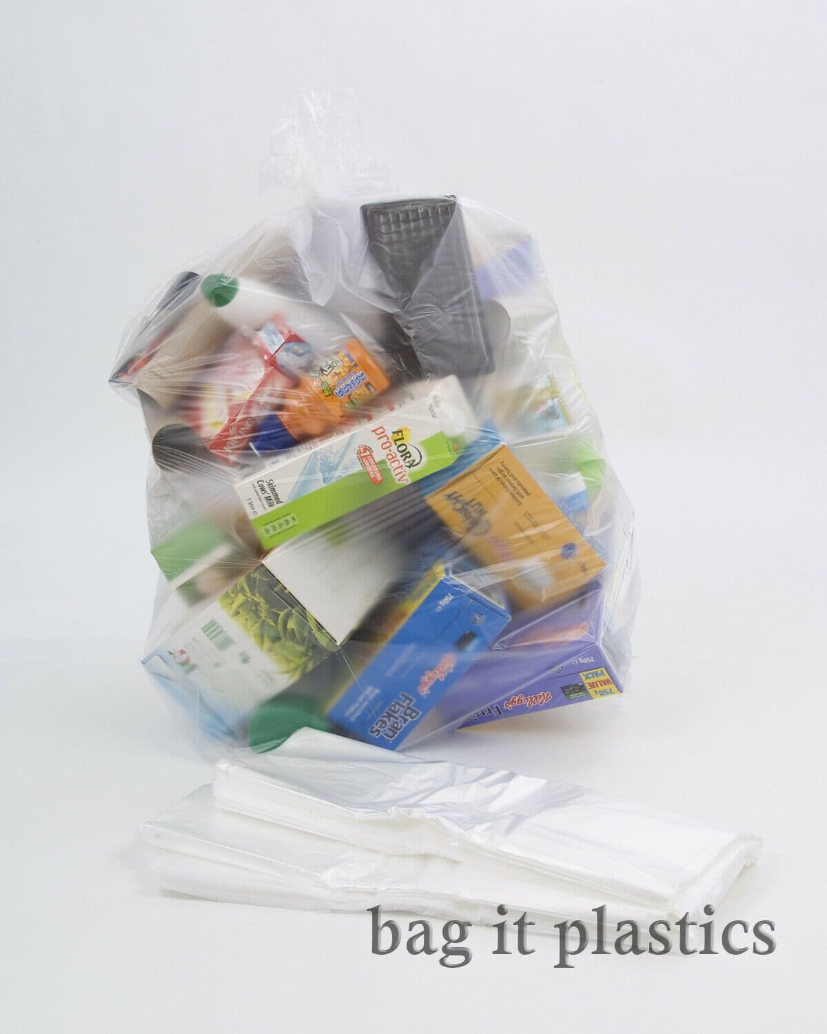 thumbnail image 2 of Refuse Heavy Duty Clear Bin Liners – 90L, 140/200 Gauge – Made In UK 2 of 4