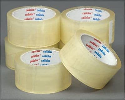 TAPE PARCEL / PACKAGING - CELLOFIX - CLEAR / NATURAL  48mm x 66m