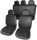 60/40 Rear Split Leather Look Seat Cover Set