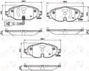 Audi A3 1.4 Petrol 2013-2019 Front Brake Pads
