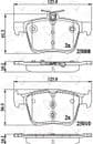 Audi A3 1.6 Diesel 2013-2019 Rear Brake Pads