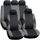 Black & Grey Seat Cover Set