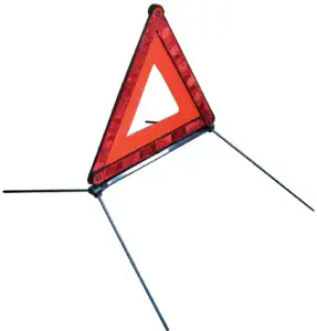 Compact Emergency Warning Triangle