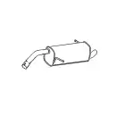 Ford Fiesta Mk7 1.0 Petrol 2013 To 2017 Rear Exhaust Silencer