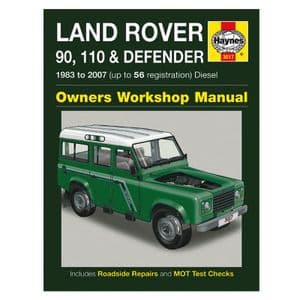 Haynes Manual Land Rover Defender 90, 110 & Defender 1983 To 2007 Diesel