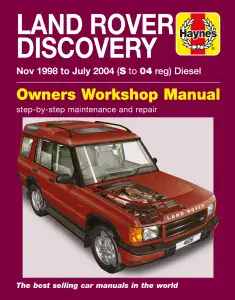 Haynes Manual Land Rover Discovery 1998 To 2004 Diesel