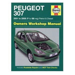 Haynes Manual Peugeot 307 2001 To 2008 Petrol & Diesel