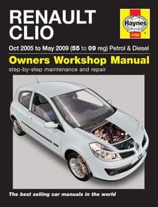 Haynes Manual Renault Clio 2005 To 2009 Petrol & Diesel