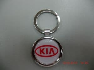 HIGH QUALITY CHROME KIA KEYRING