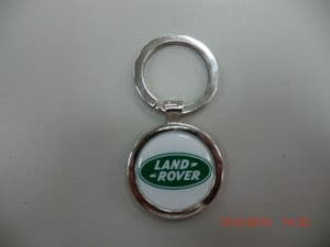 HIGH QUALITY CHROME LAND ROVER KEYRING