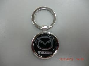 HIGH QUALITY CHROME MAZDA KEYRING
