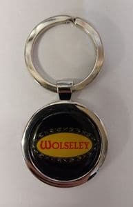 HIGH QUALITY CHROME WOLSELEY KEYRING