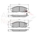 Nissan NV200 1.5 Petrol 2010 Onwards Front Brake Pads
