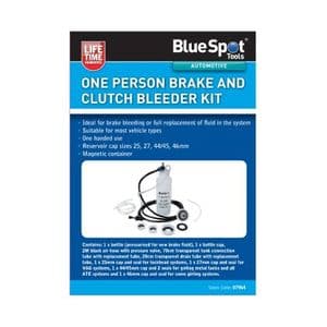 One Person Brake And Clutch Bleeding Kit