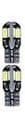 Pair Of White LED 501 Bulbs