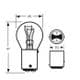 Seat Ibiza 2009-2015 Brake & Tail Light Bulb (B380)
