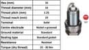 Vauxhall Astra 1.4 Petrol 2005 To 2010 Spark Plug