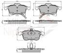 Vauxhall Astra 1.6 Petrol 2004-2009 Front Brake Pads
