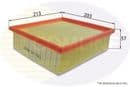 Vauxhall Corsa 1.4 Petrol 2007 To 2014 Air Filter