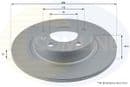 Vauxhall Corsa D 1.4 Petrol 2012 To 2014 Rear Brake Disc