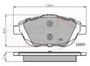 Vauxhall Mokka 1.2 Petrol 2021-2026 Front Brake Pads