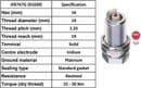 Vauxhall Mokka 1.4 Petrol 2012 To 2017 Spark Plug