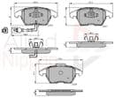 VW/Volkswagen Passat 2.0 Diesel 2010 To 2014 Front Brake Pads