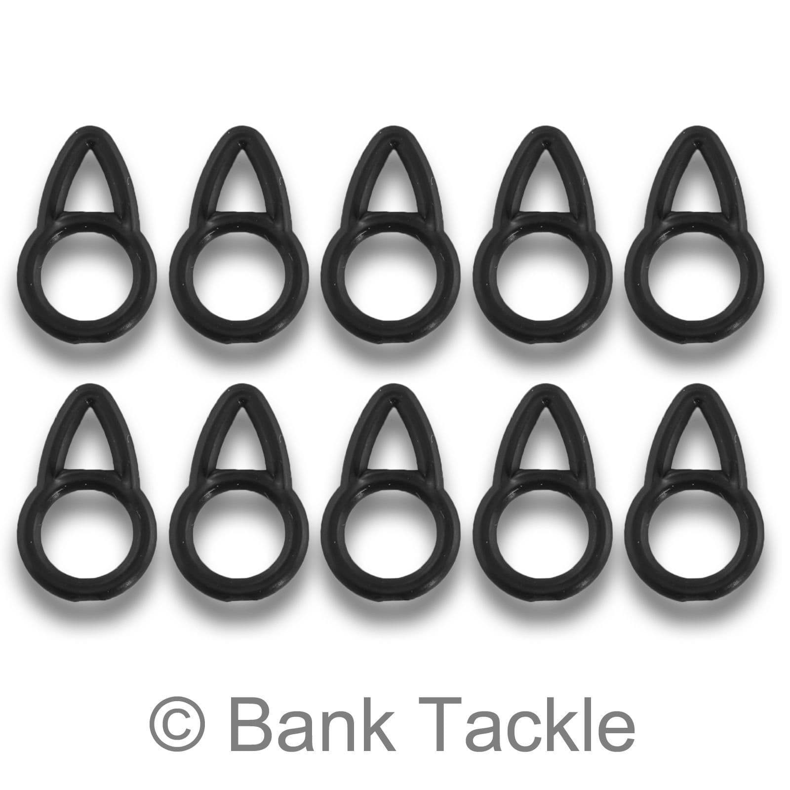 FishOnlineStore Easy Guide Run Rings For Carp & Pike Fishing - Weedy Green, Muddy Brown, Black (10, 20, 50, Or 100 Packs)