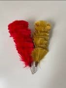 221 plumes - various sizes and colours see description