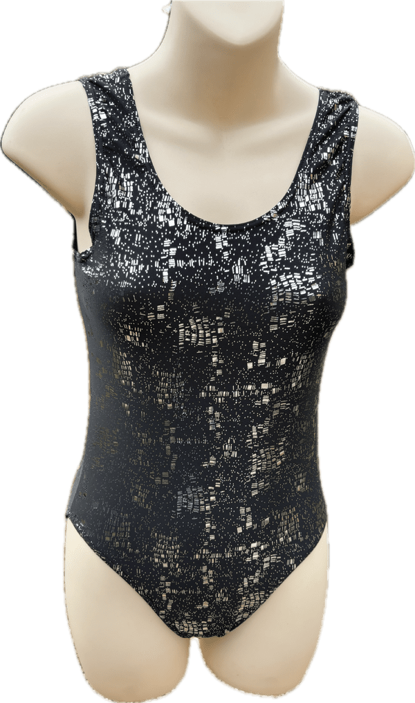 Black and Silver Leotard