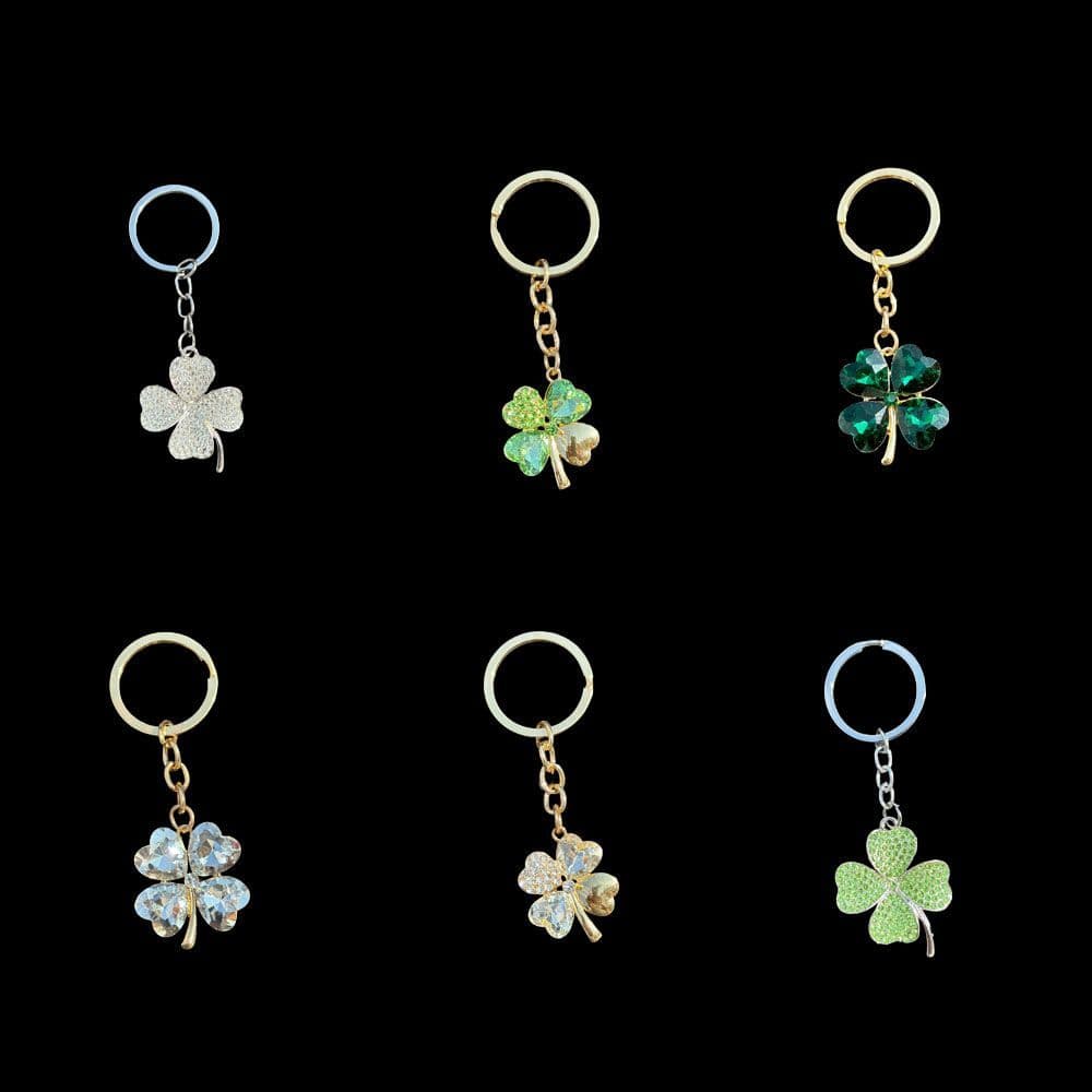 Four Leaf Clover Keyrings