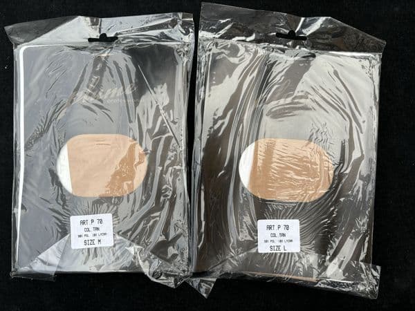 Plume Footed Tights Tan