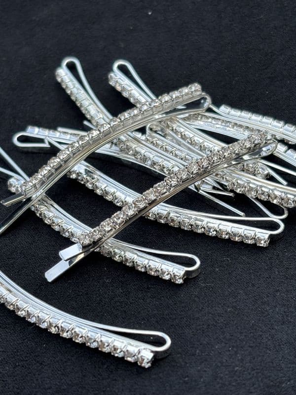Rhinestone Hair Grips
