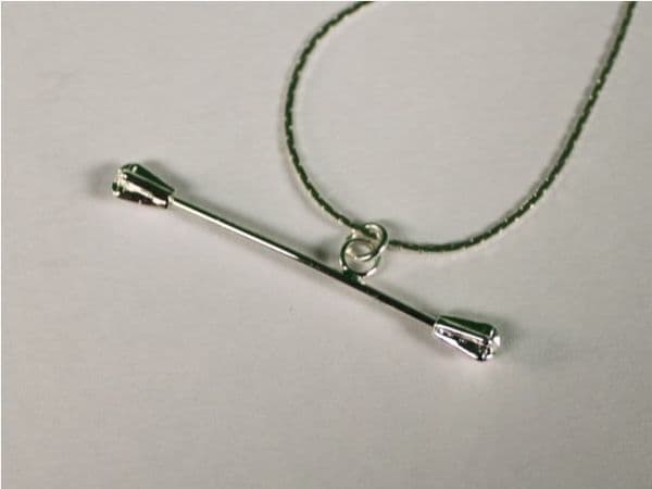 Star Line Baton Necklace