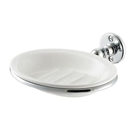 1-101 - Sterlingham Classic Soap Dish & Holder