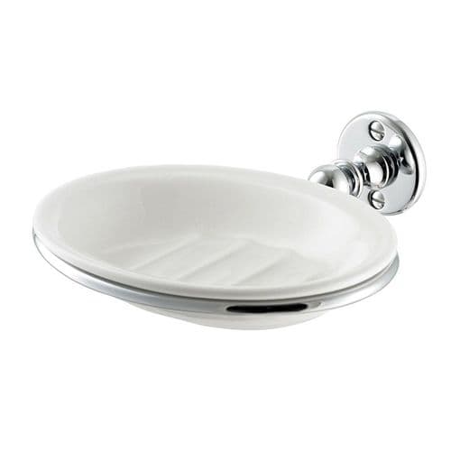 1-101 - Sterlingham Classic Soap Dish & Holder