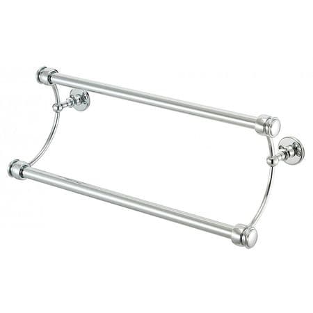 5-400-18 - Sterlingham Classic Double Brass Crescent Towel Bar 18