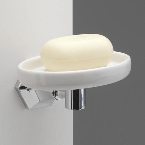 6-101RD - Sterlingham Craftmaster Soap Dish & Holder