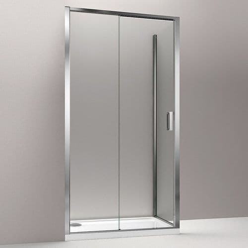 CLEARANCE - Kohler Torsion 1400 x 800mm Sliding Door Corner Shower Enclosure - 1.1853.114G