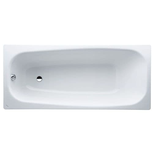 CLEARANCE - Laufen Pro 1700mm x 750mm Steel Bath with Feet - 2.2595.0