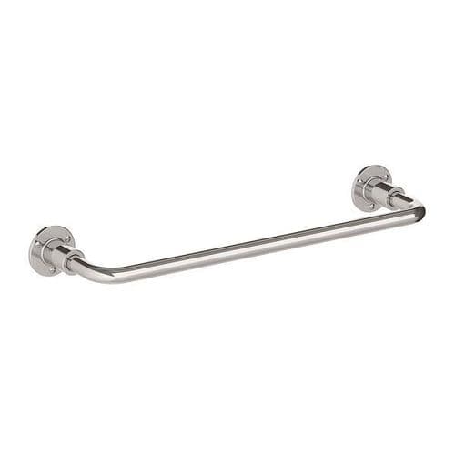 CLEARANCE - Lefroy Brooks TT4966 Ten Ten 450mm (18") Towel Rail - Natural Brass