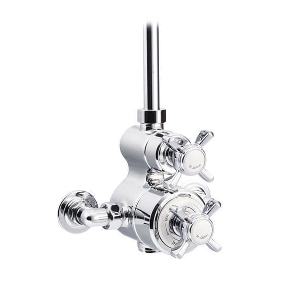 St James Classical Exposed Thermostatic Dual Control Shower Valve SJ7451